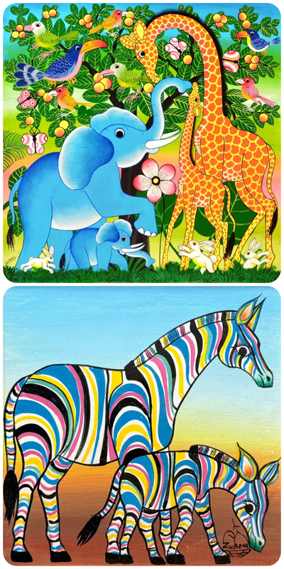 アフリカン現代アート ティンガティンガ原画展