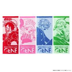 ONE PIECE CAFE GENE フェイスタオル（全4種）  各2,420円