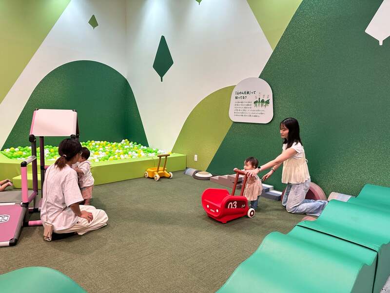 ０〜2歳専用の山エリア