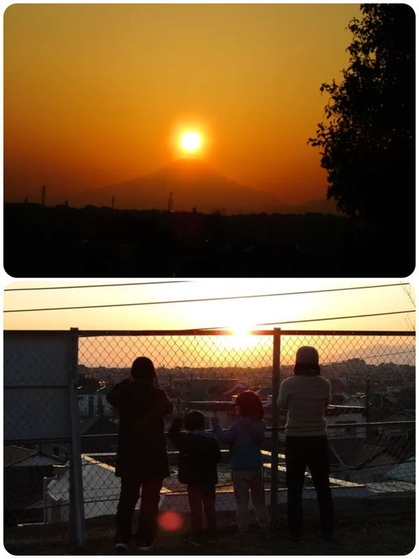 春の「ダイヤモンド富士」を見る会