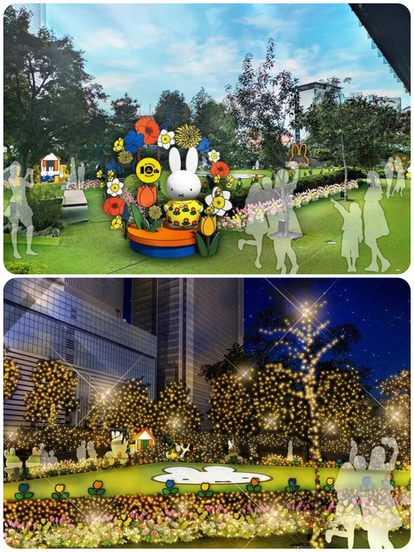 miffy’s joyful garden in DAI NAGOYA BUILDING