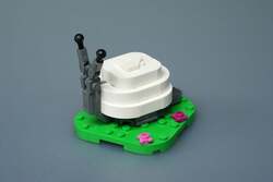  カタツムリのレゴモデル イメージ