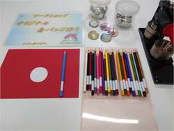 森の缶バッジづくり