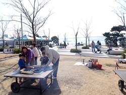 レインボーブリッジと東京湾を望むロケーション