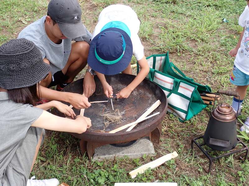 火に触れる機会、火を扱う機会はとても大切です