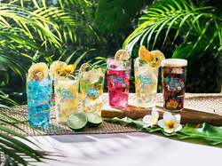 「GWから秋まで開催！二子玉川がハワイに　自分で作るタコスや生搾りパインジュースも」の写真