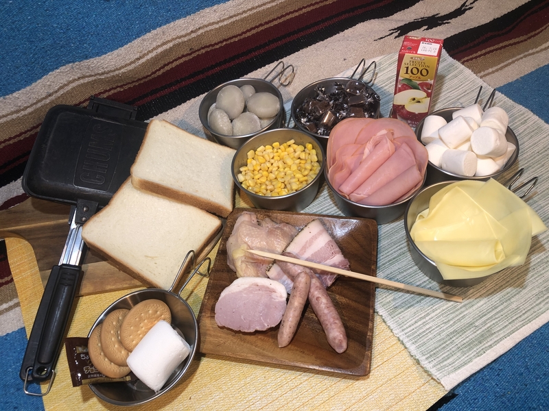 こどもバーベキューキッチンセット（写真は1人分）※具材以外