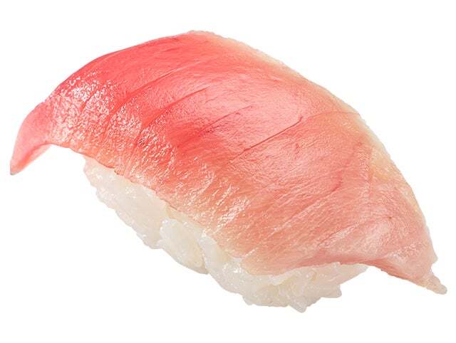 『中とろ』  一貫140円（税込）  アプリを使用で平日限定29％OFF