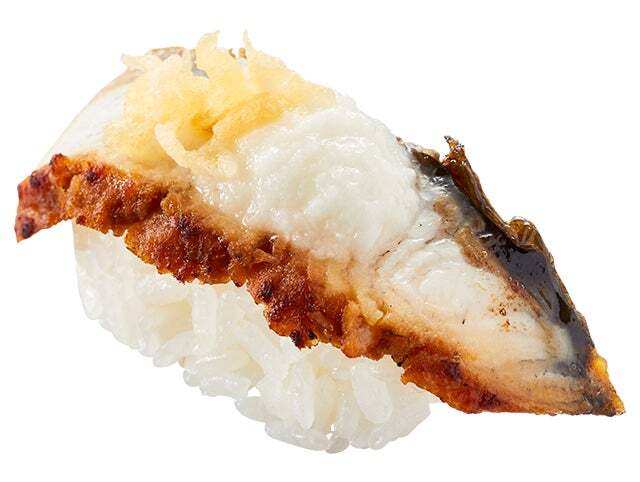 『うなとろっ天ちらし風にぎり（とろろ）』  一貫190円（税込）〜