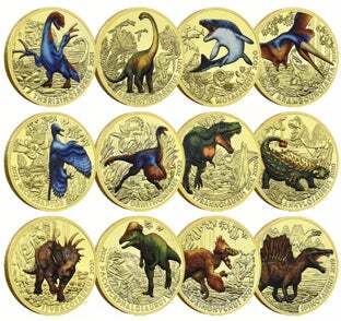 恐竜メダル　イメージ