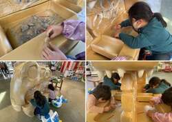 恐竜発掘体験コーナー　イメージ