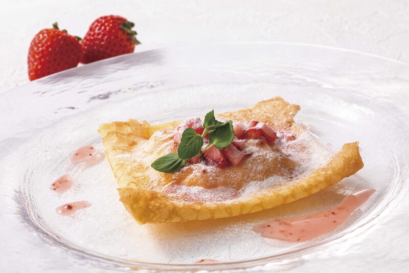 「いちごのクレープガレット」