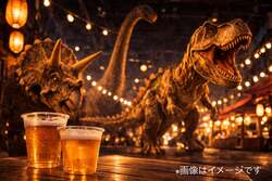 「ティラノサウルスに乗れる!? 八王子に実物大恐竜12体が集結、GWは「恐竜博」へGO」の写真