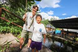 サカナ釣りにチャレンジ！