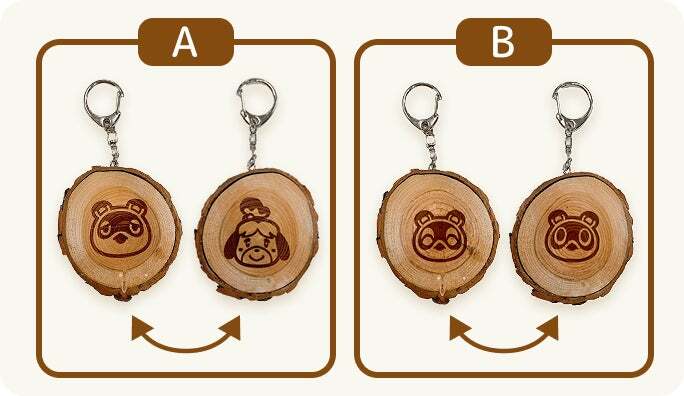 木のキーホルダー　※毎日数量限定/無くなり次第終了