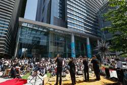 生の音楽に触れられる参加型体験プログラム「BIG HOLIDAY キッズミュージックスクエア」昨年の様子