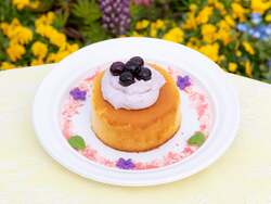 「キティと「ブルーミング！」の掛け声で一体に　ハーモニーランドで花が主役の春ショー」の写真