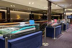 E5系、E6系、E7系、E8系新幹線の20分の1のスケールの模様が登場！