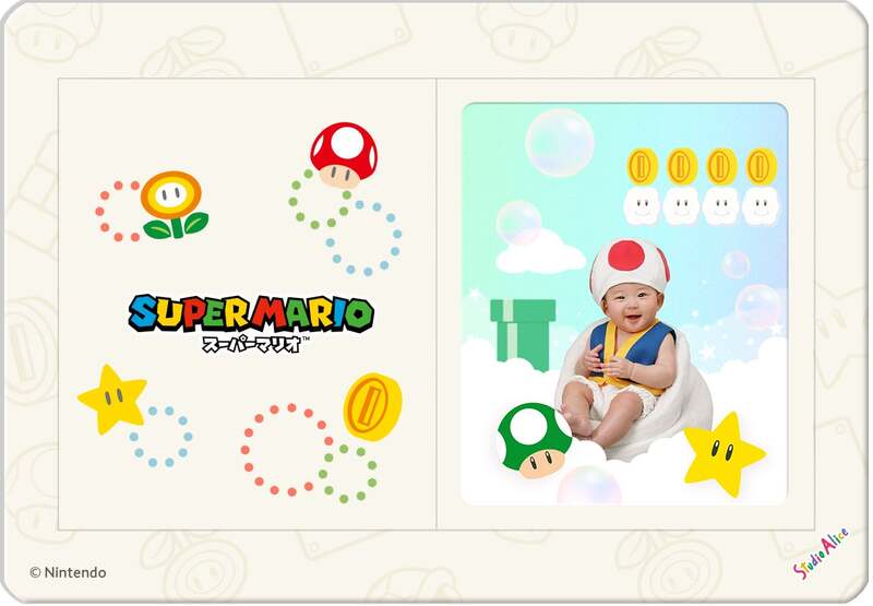 マイマリオデザイン限定フォトマグネットシート（１カット）