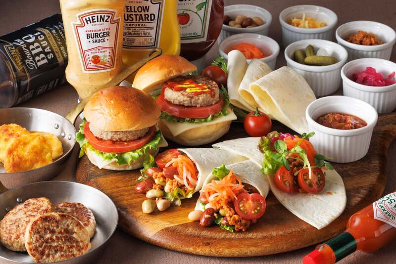 カスタマイズバーガー&トルティーヤコーナー