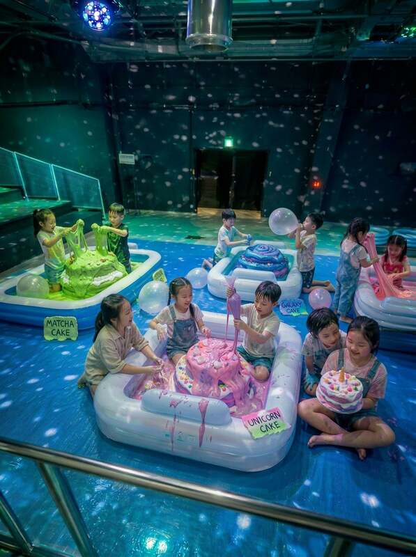 全身で楽しめるスライムプール