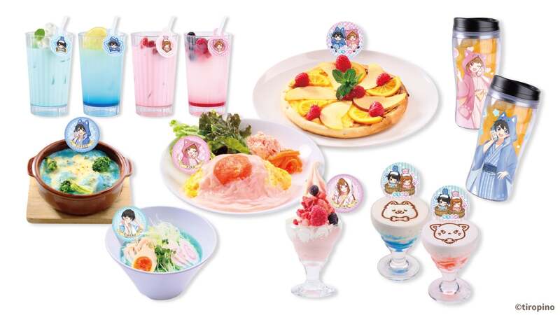 コラボフード・ドリンク（ちろるスペシャル！欲張りチキンカレードリア1,870円、ぴのスペシャル！欲張りめんたいクリームオムライス1,980円など）