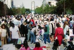 錦糸町イベント広場フリーマーケット│（C）環境を考える市民の会