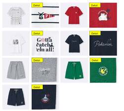 「ジーユーからポケモンコラボコレクション！夏の海テーマで親子リンクコーデが楽しめる」の写真