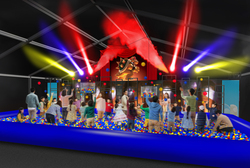 「スーパーマリオ フェスタ in 鹿児島」クッパバトル会場イメージ