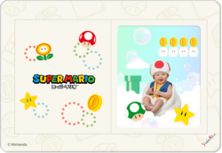 マイマリオデザイン限定フォトマグネットシート（1カット）