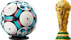 「レゴの作品が持ち帰れる！サッカーテーマの親子イベントが全国のららぽーとでGWに開催」の写真