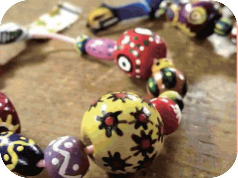 手作りビーズ　ワークショップ「アフリカンビーズ」