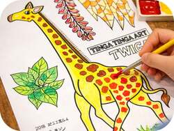 ティンガティンガ　ぬりえ　ワークショップ