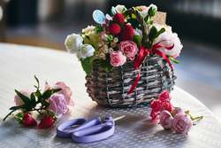 「リカちゃんの世界でパティシエ＆お花屋さんに挑戦！表参道の披露宴会場で親子イベント」の写真