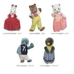 「シルバニアのお家が巨大化!?　南知多おもちゃ王国で限定イベント！ドレスで記念撮影も」の写真