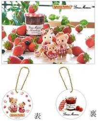 チャーム付きポストカード（ビスケットクマ）テオ＆ノア