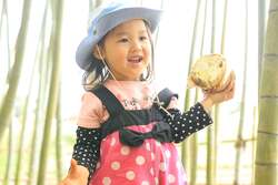 「たけのこ掘り＆ランチ＆みずてっぽう作りも！茨城で大人気イベント　春の自然を五感で」の写真