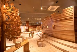 「おもちゃのはこぶね」周辺には、おもちゃコンサルタントが選んだ「グッド・トイ」ノミネートおもちゃで遊べます