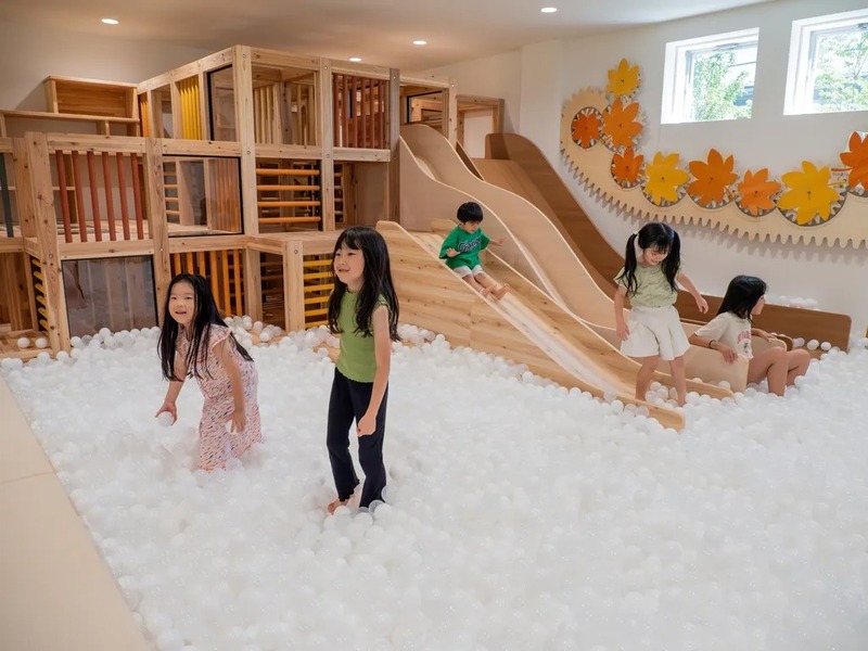 室内でのびのび遊べる「キノパーク」