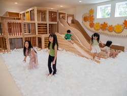 室内でのびのび遊べる「キノパーク」