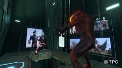 ZONE3 歴代ウルトラヒーローの展示