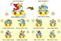 歴代の"旅立ちの3匹"が集結！ゆらゆらアクリルスタンド（全5種）