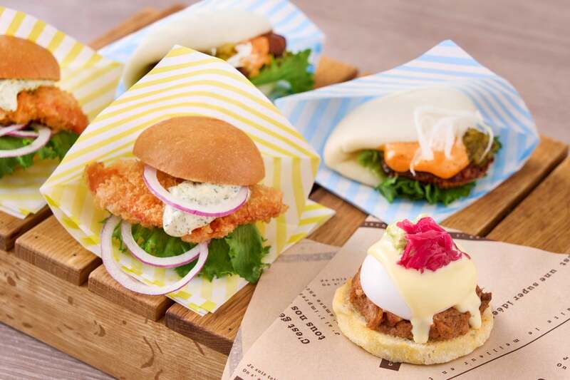 新シグネチャーメニューのバーガー（朝食）