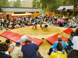 上齋原神社奉納 おんな相撲大会