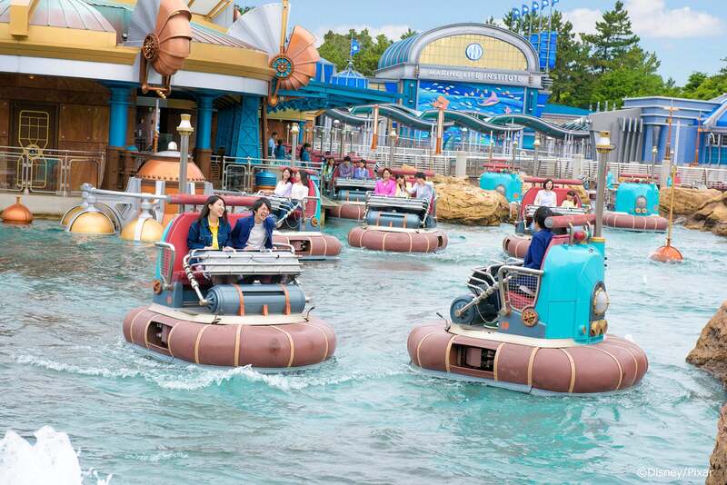 東京ディズニーシー  アトラクション「アクアトピア“びしょ濡れ”バージョン」
