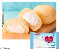 八天堂 Disney ベイマックス白いくりーむパン ミルククリーム（1個）257円