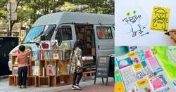 移動本屋「BOOK TRUCK」をはじめとしたさまざまな形の本屋が集結