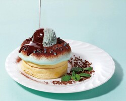 「チョコミントパンケーキ」