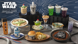 「STAR WARS」CAFE : Galactic Diner メニューイメージ （C） & （TM） Lucasfilm Ltd.