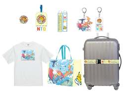 「きぼうのそら」デザインのTシャツやラゲッジタグ